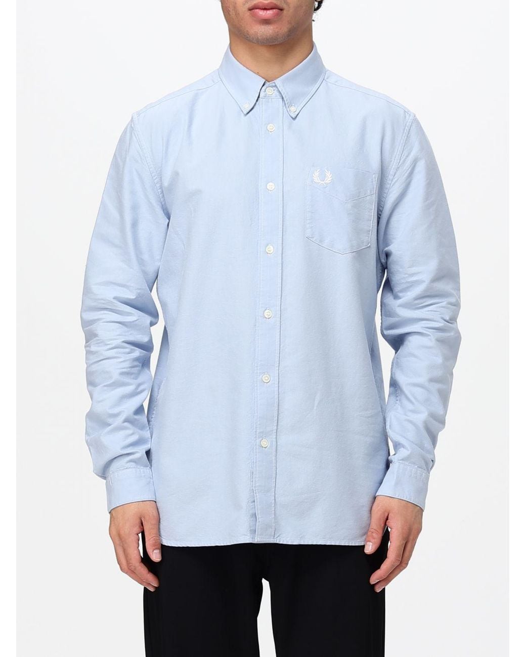 Fred Perry Blue Shirt for men