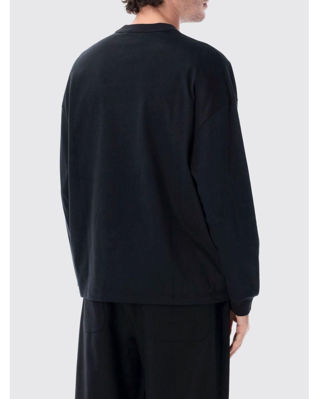 Comme des Garçons Blue Comme Des Gar&Ccedil	Ons Long-Sleeved Cotton T-Shirt With Dropped Shoulders for men