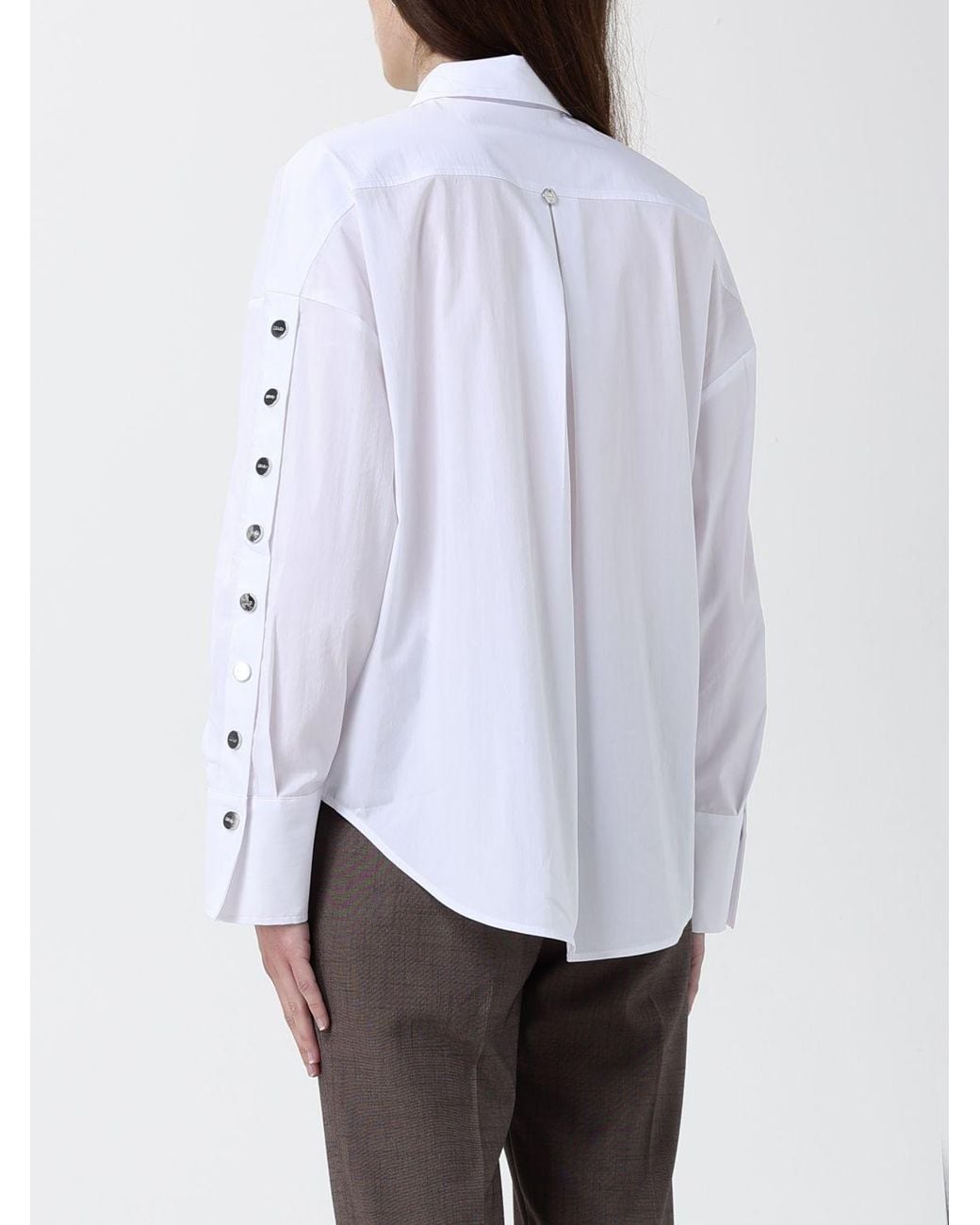Liu Jo White Classic Cotton Blend Shirt