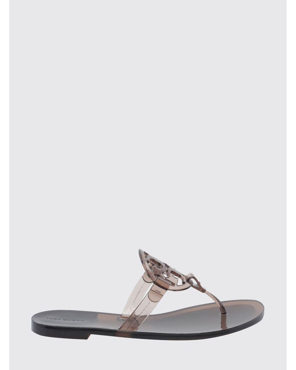 Tory Burch White Miller Jelly Thong Sandals