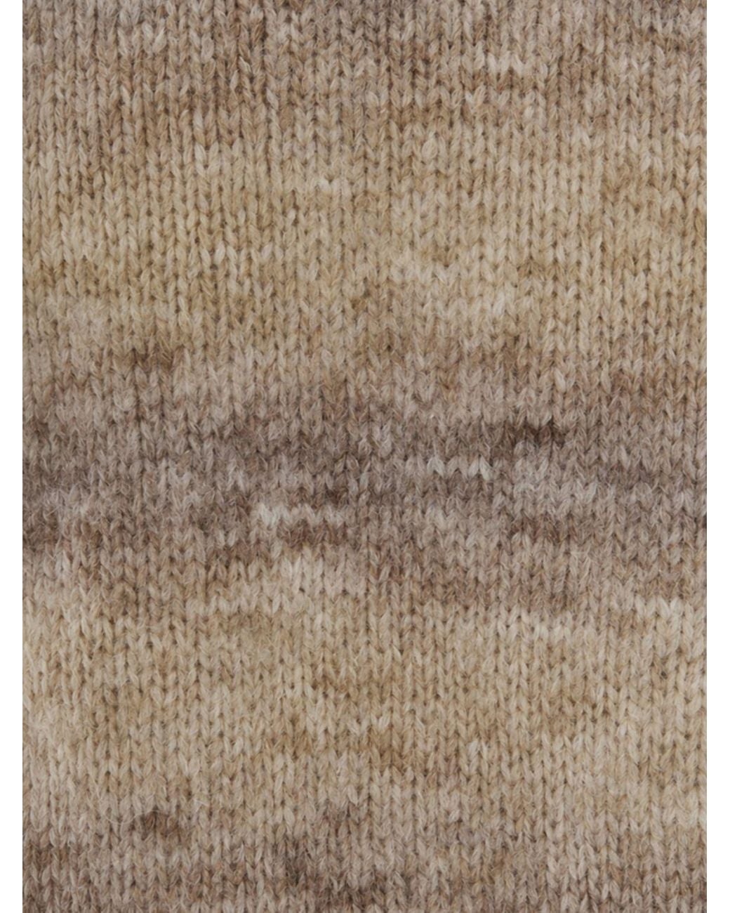 A.P.C. Blue Abstract Pattern Wool Blend Crewneck Jumper for men