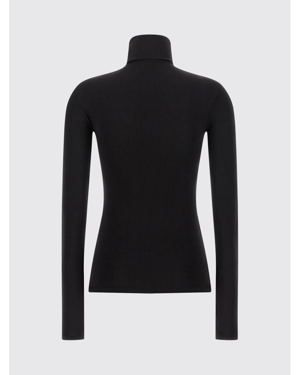 Off-White c/o Virgil Abloh Black Logo-Detail Slim-Fit Turtleneck Top