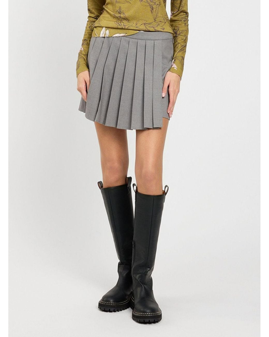 Twinset Gray Skirt