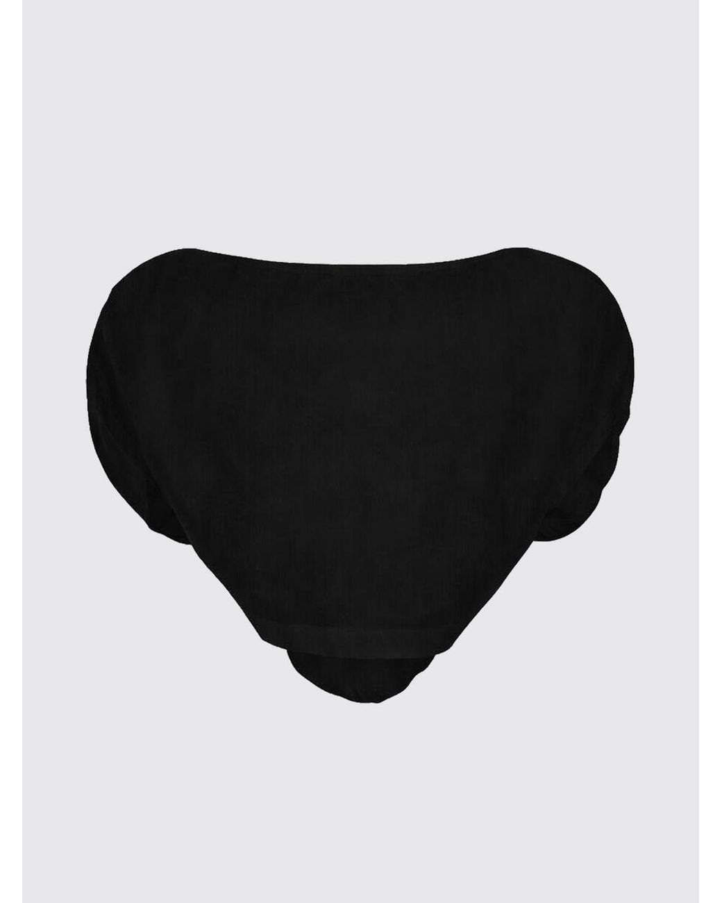 Vivienne Westwood Black Draped Viscose Cropped Top