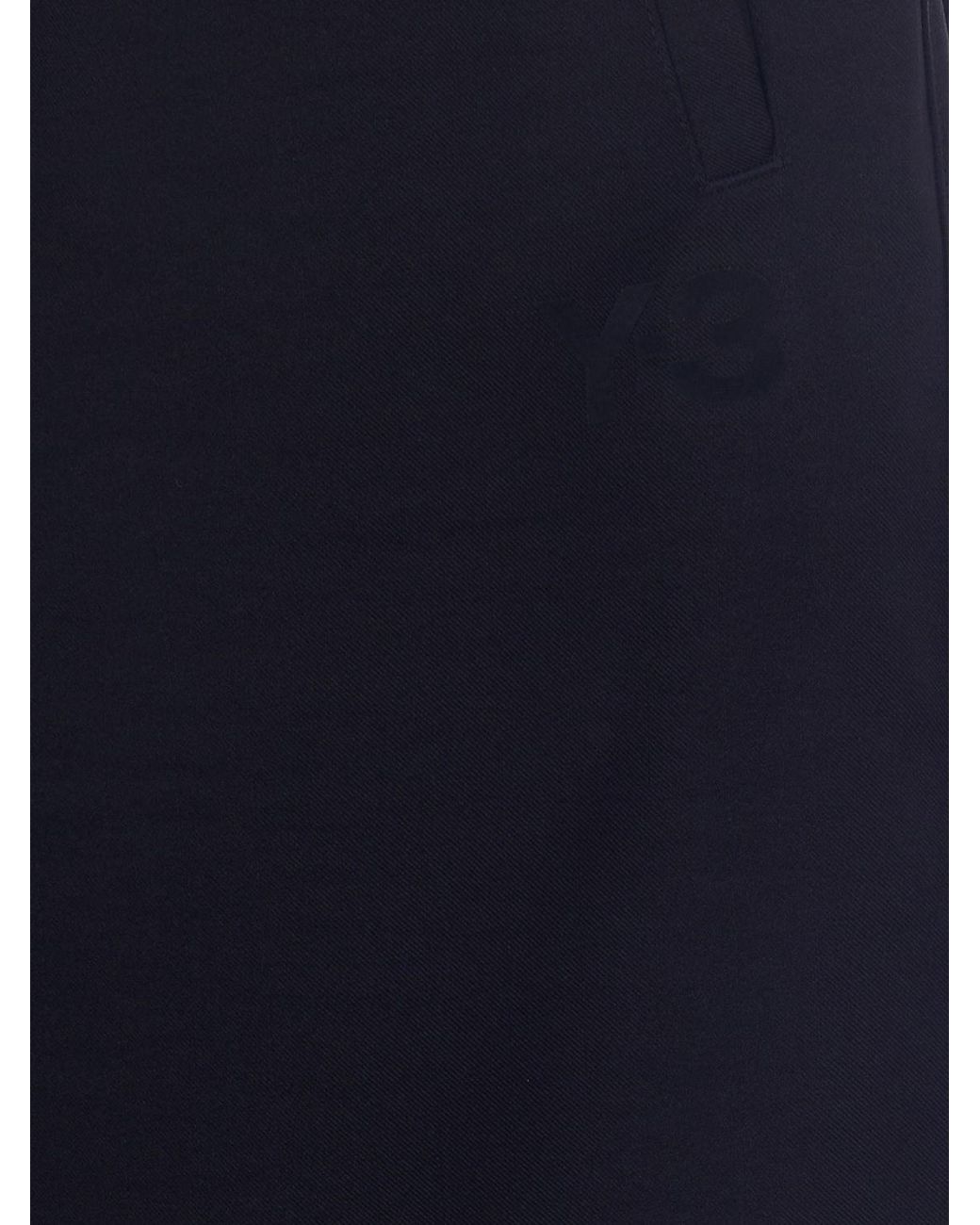 Y-3 Black Recycled Polyester Joggers With An Elasticated Drawstring Waist for men