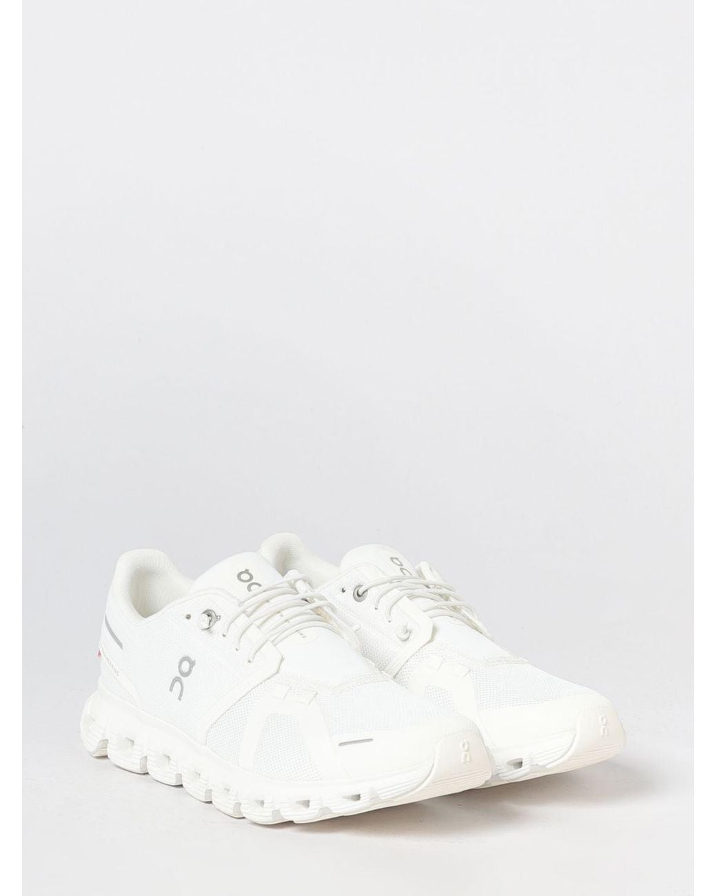 On Shoes White Cloud 6 Slip-On Sneakers