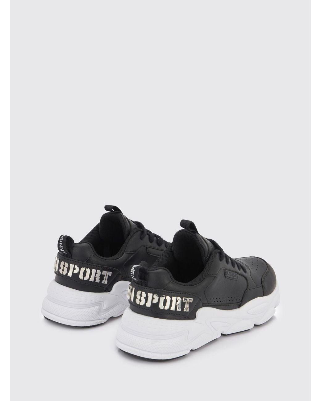 Philipp Plein White Ghost X Leather Sneakers for men