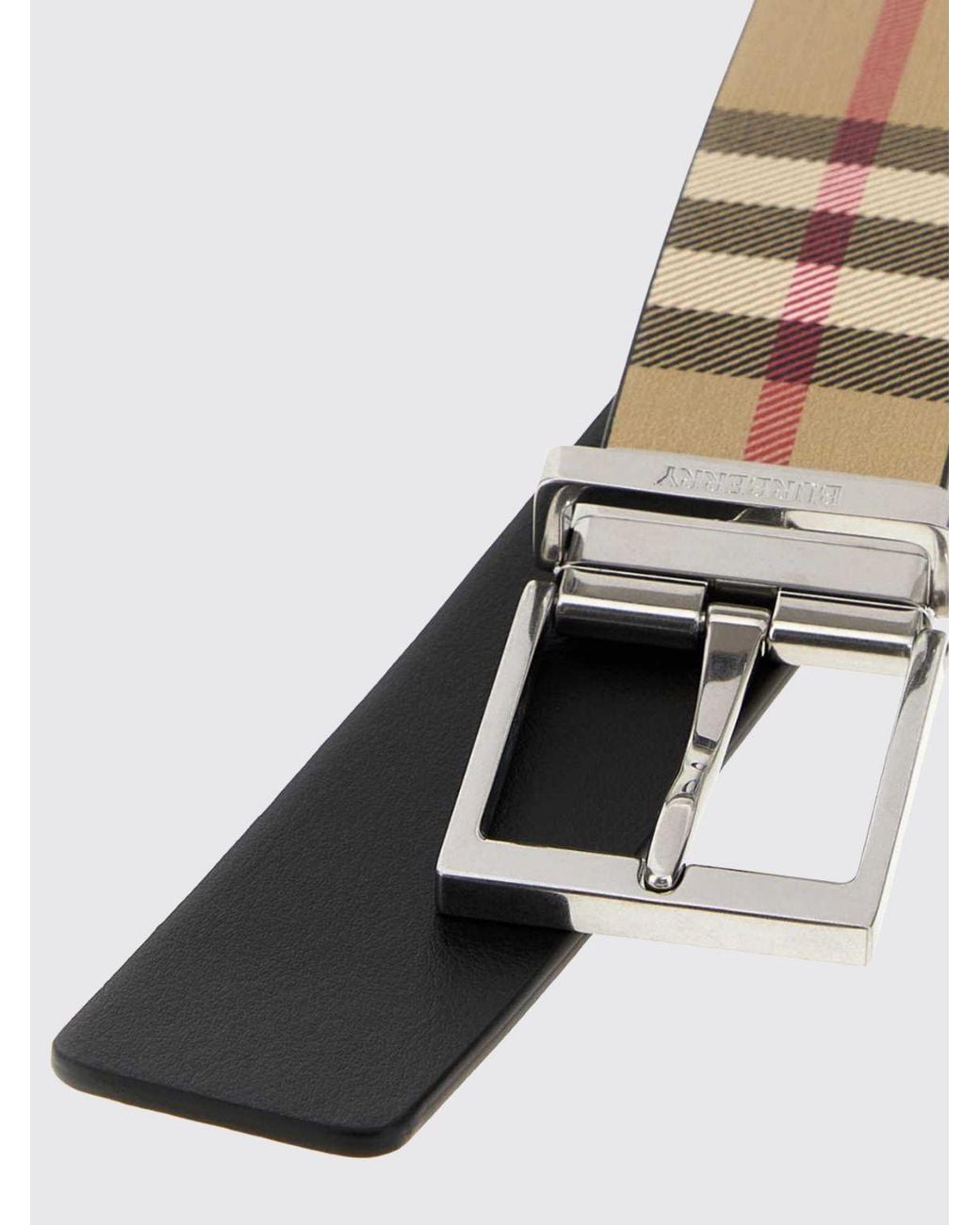 Burberry White Belt for men