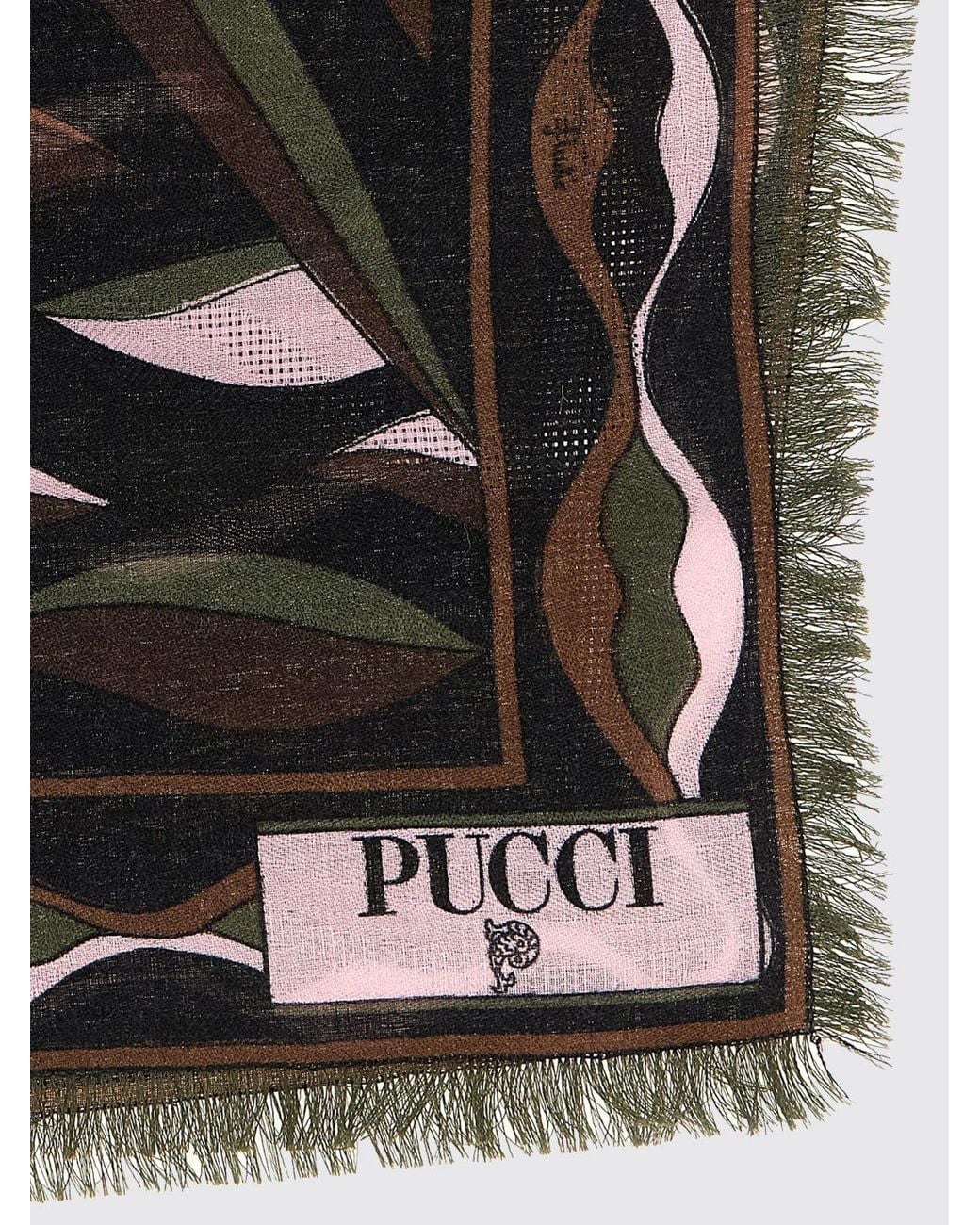 Emilio Pucci Black Neck Scarf
