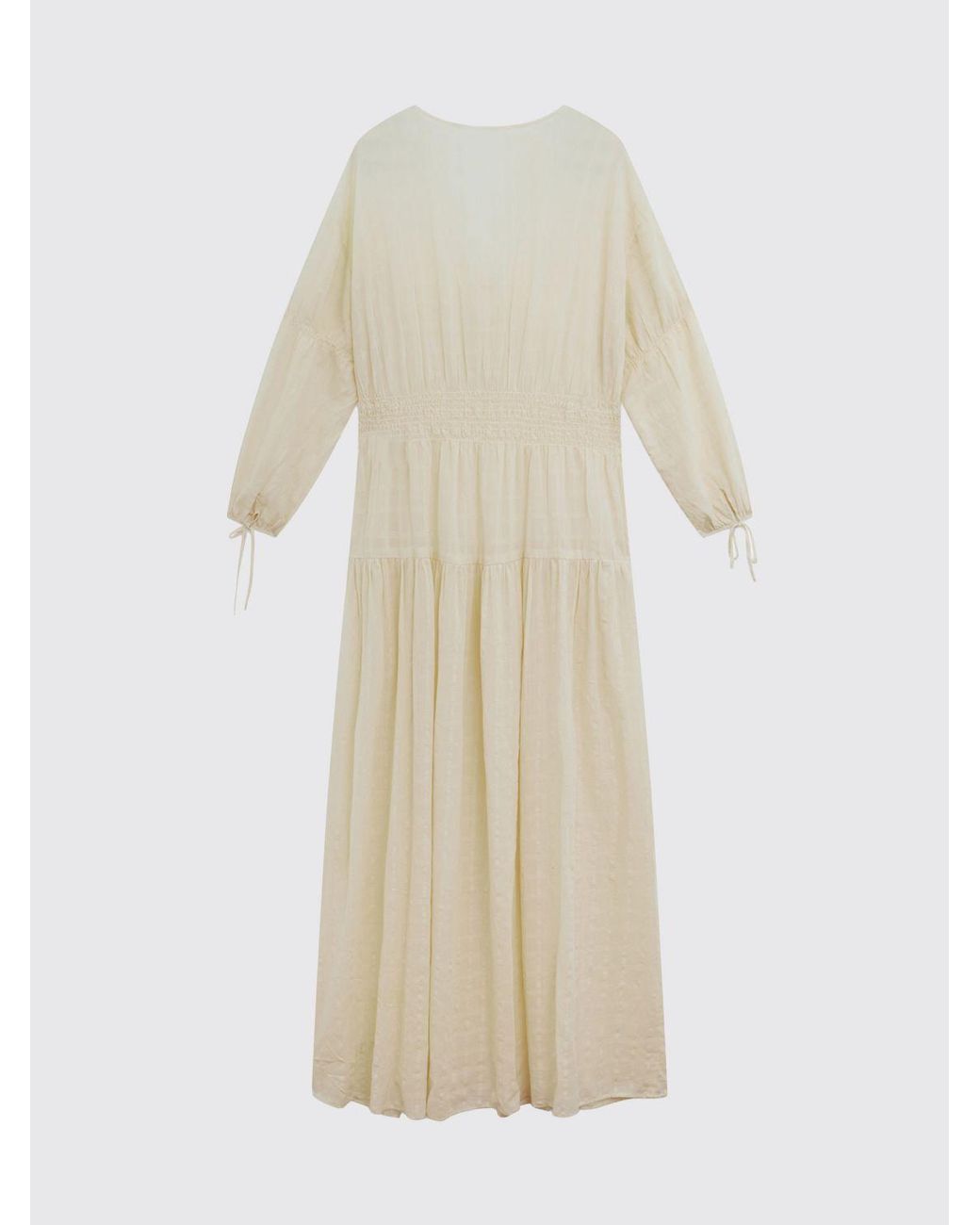 Aspesi Natural Muslin Midi Dress