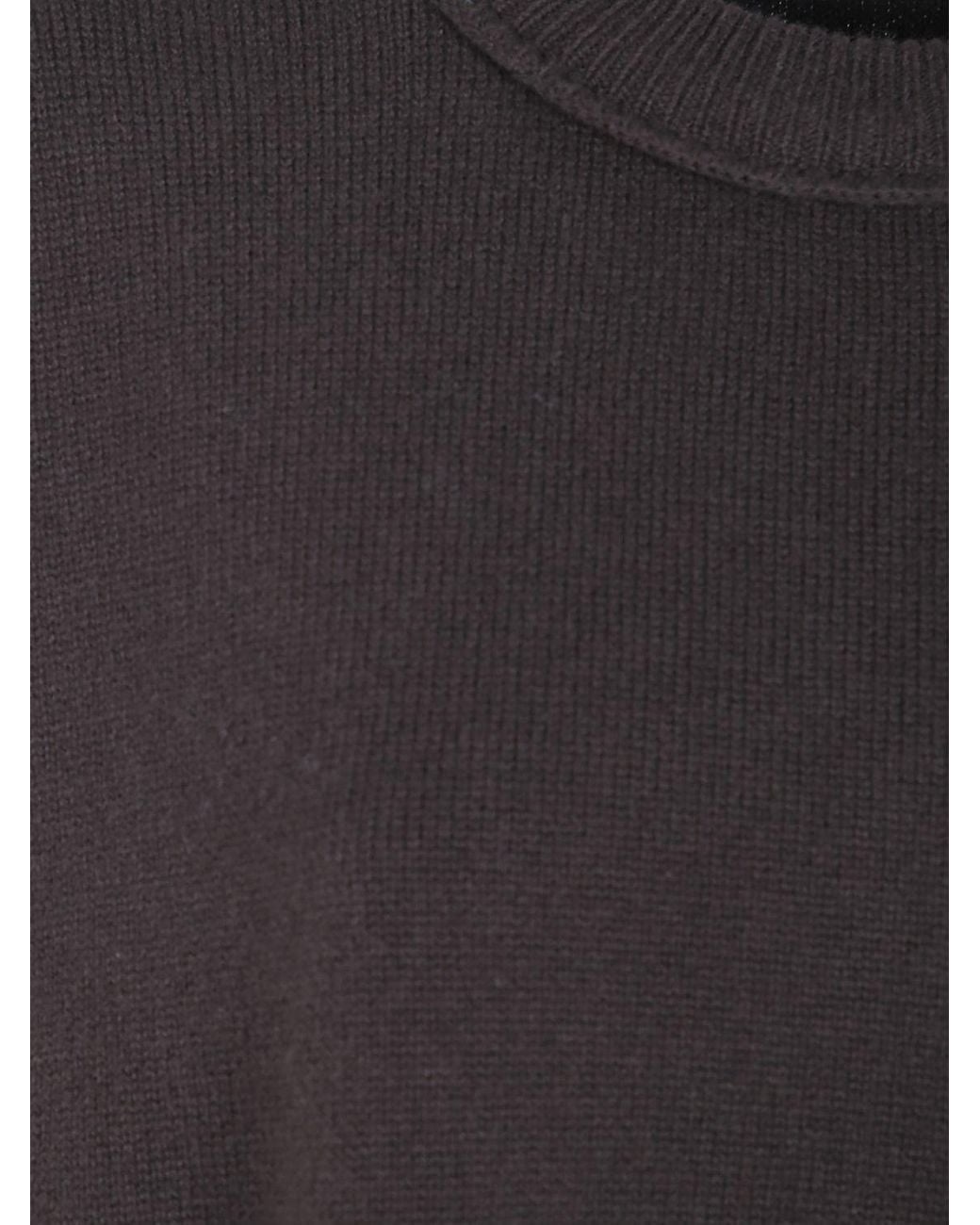 Mrz Red Short-Sleeved Virgin Wool Jumper With Boat Neck