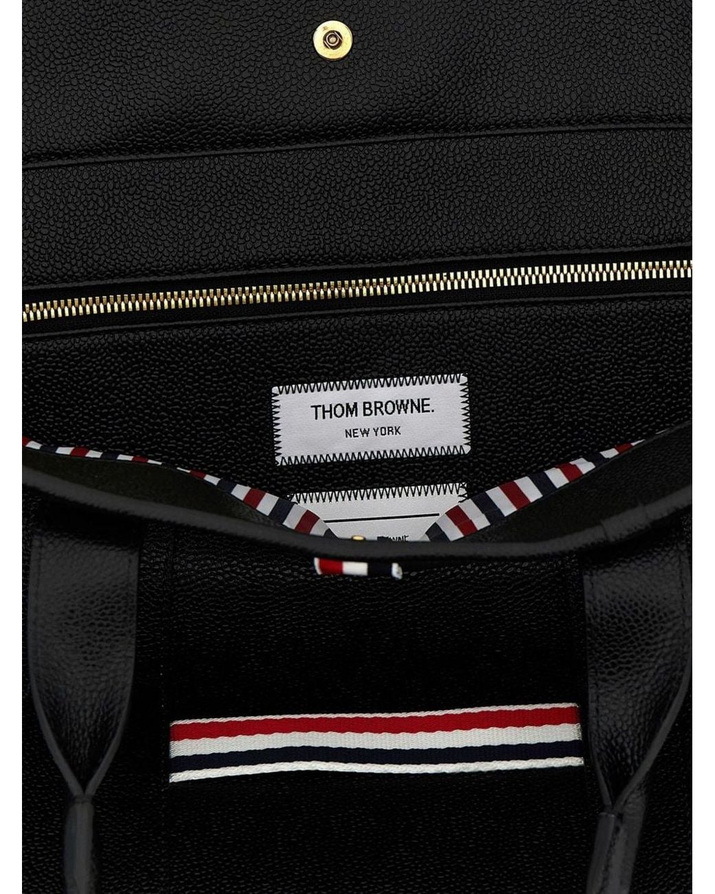 Thom Browne Black Shoulder Bag