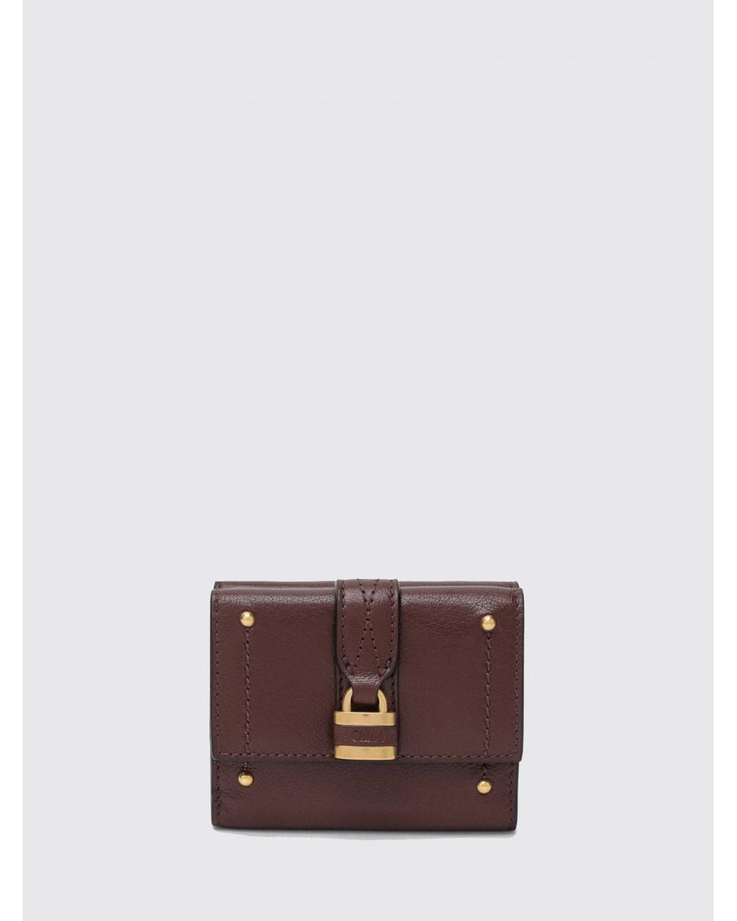 Chloé Purple ChloÉ Calfskin Wallet
