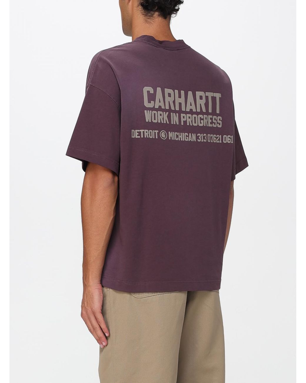 Carhartt Purple T-Shirt for men