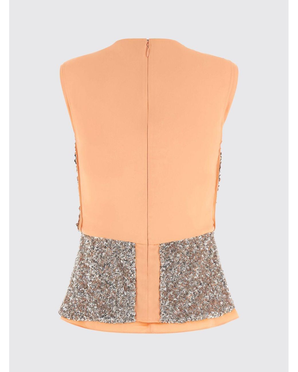 Rabanne White Sequin Top