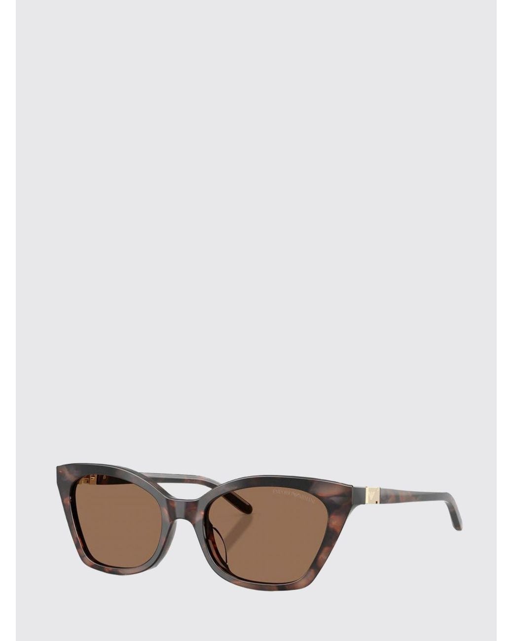 Emporio Armani Brown Butterfly Sunglasses