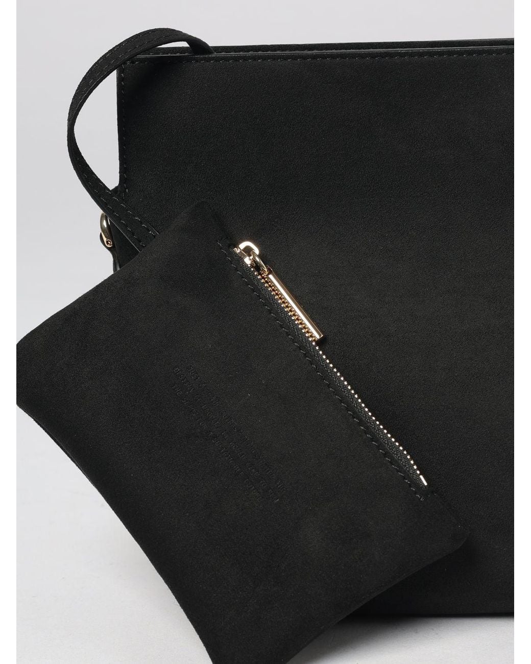 THEMOIRÈ Black Themoir&Egrave Zoe Vegan Leather Clutch With Removable Strap And Pouch