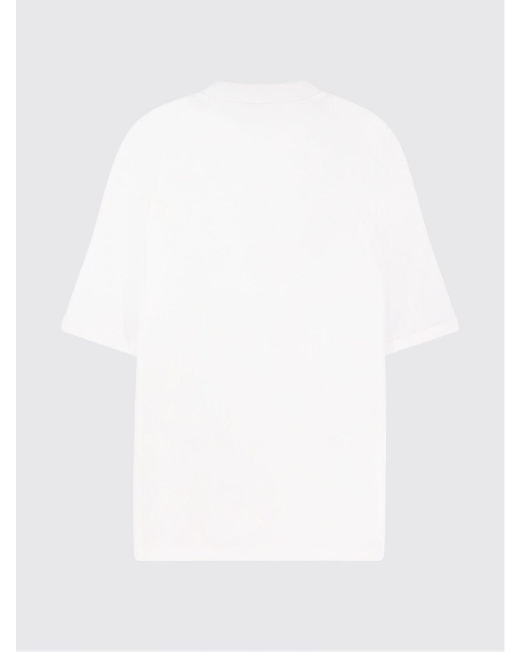 Brunello Cucinelli White Cotton T-Shirt for men