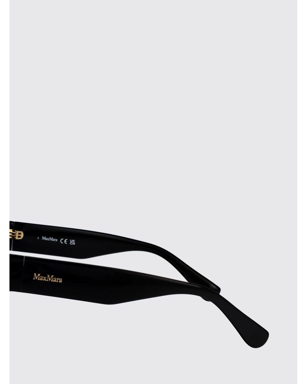 Max Mara White Acetate Sunglasses