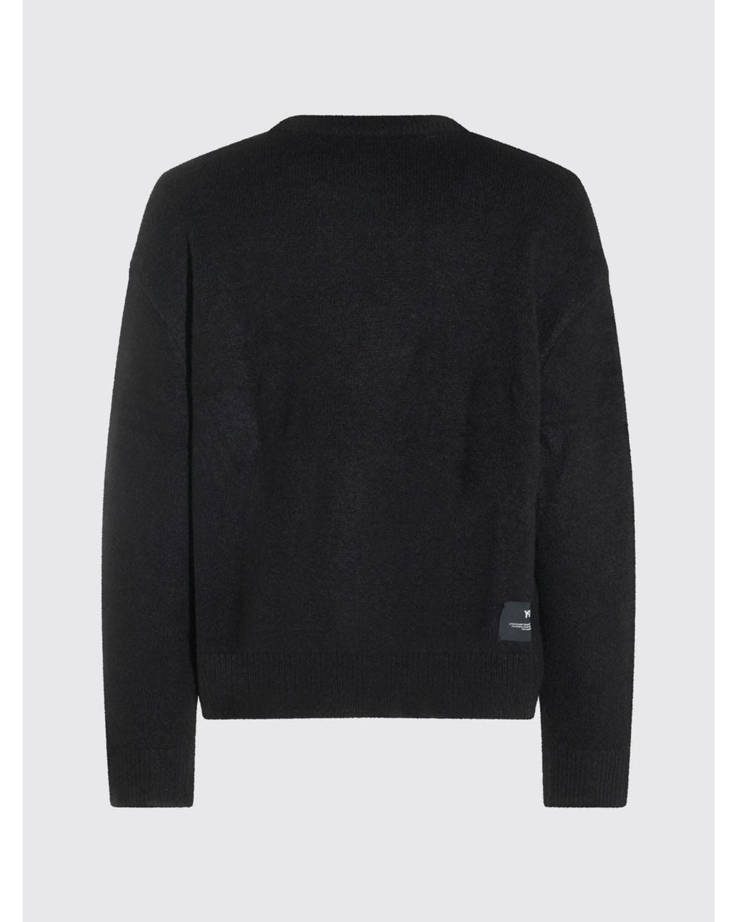 Y-3 Blue Chito Graphic Print Viscose Blend Crewneck Jumper for men