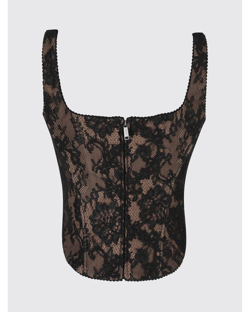 Top Bustier di Self-Portrait in Black