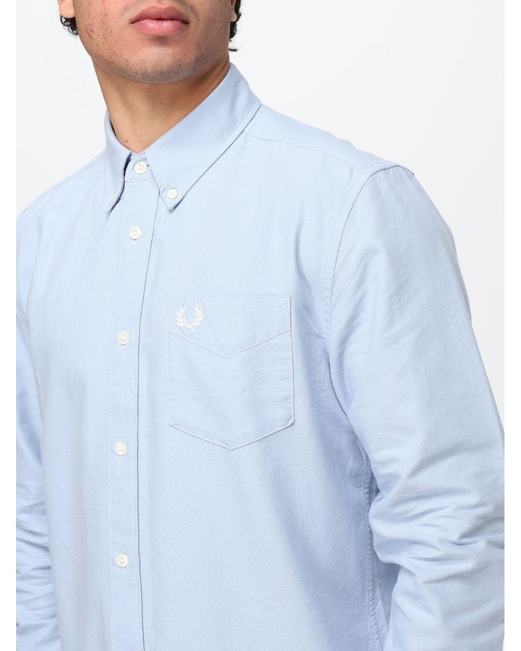 Fred Perry Blue Shirt for men