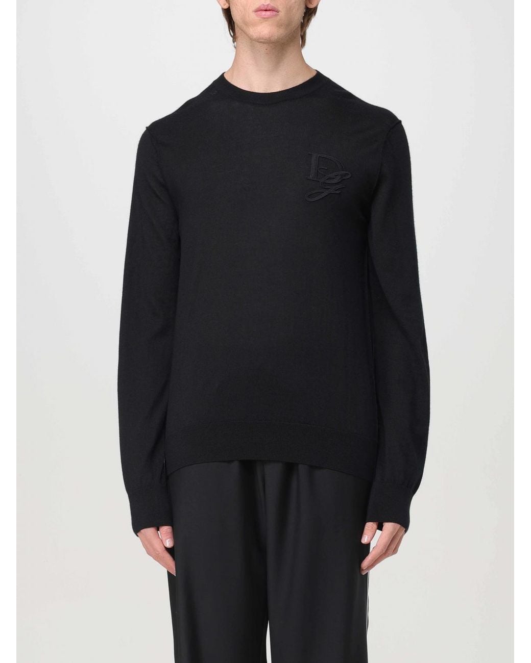 Dolce & Gabbana Black Dolce &Amp Gabbana Cardigan for men