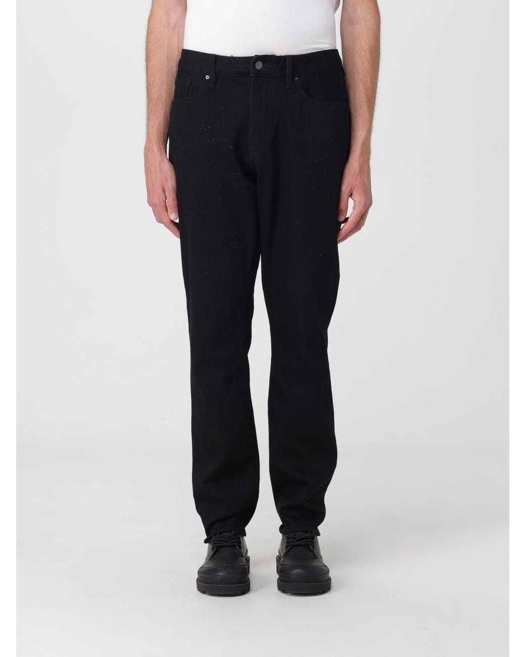 ARMANI EXCHANGE Black Jeans for men