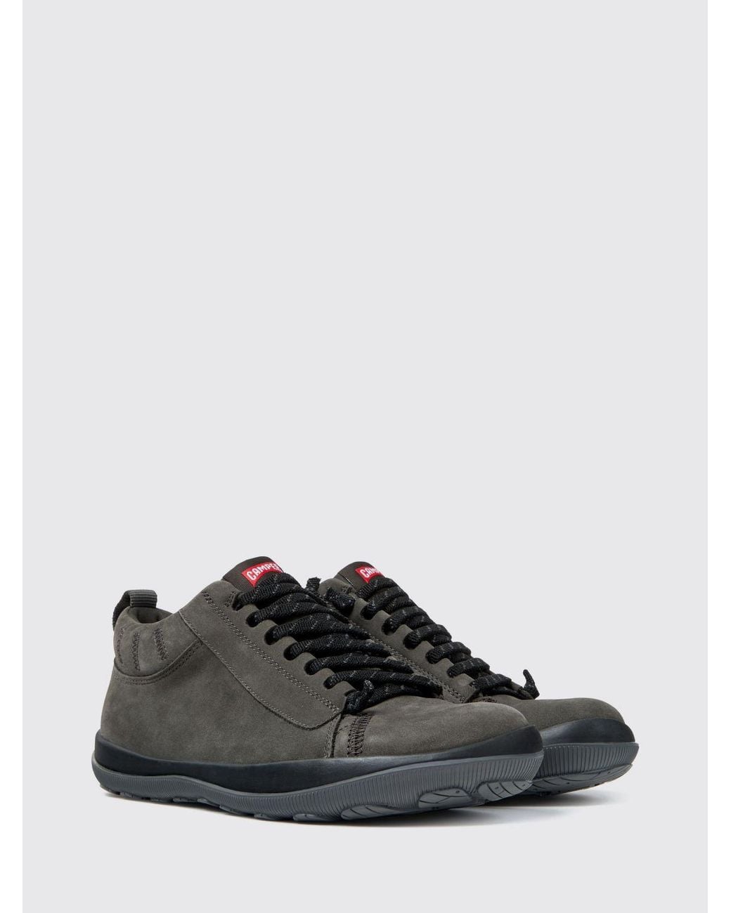 Camper Black Peu Pista Gm Outdoor Ankle Boots for men