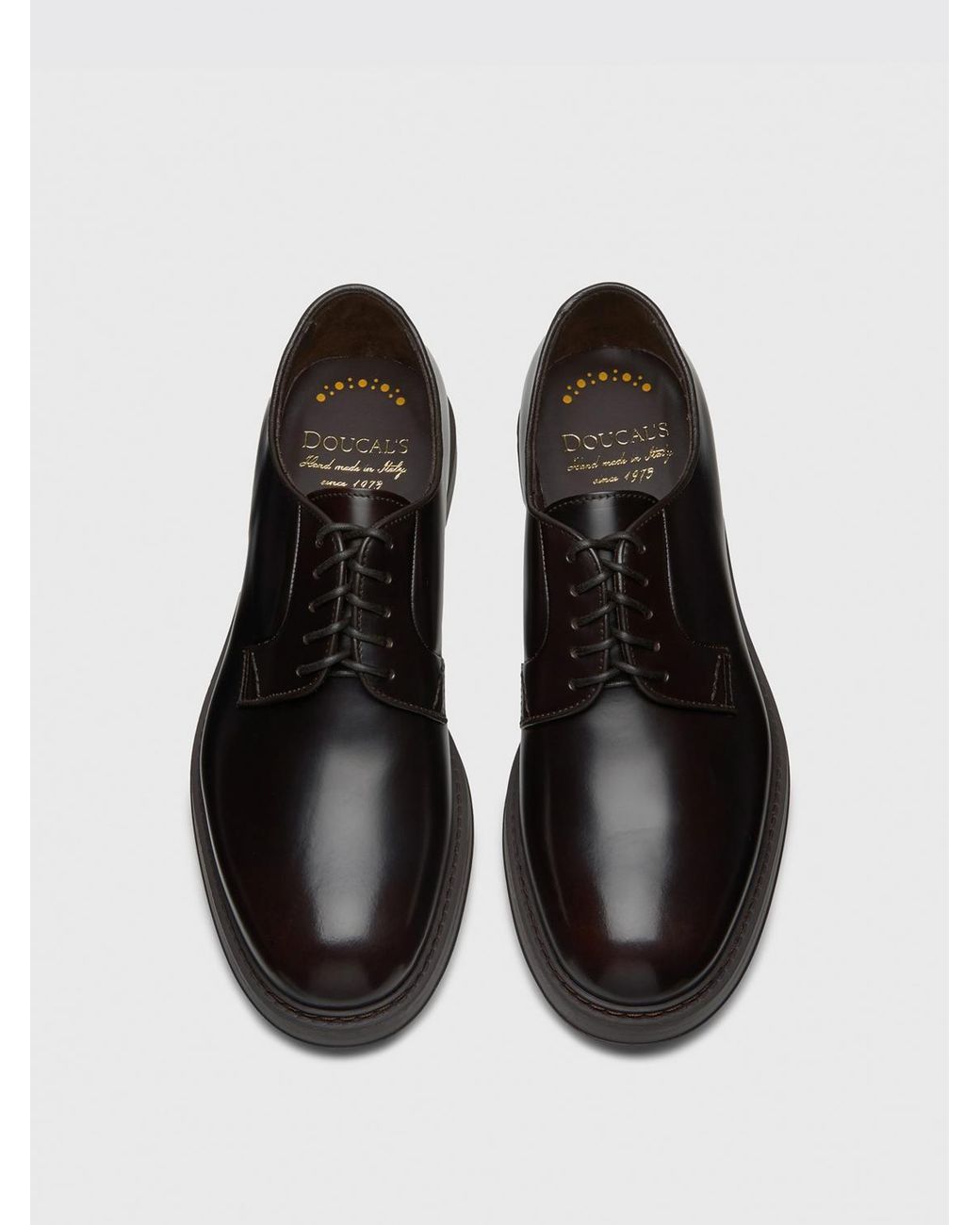Doucal's Derby-Schuhe Aus Gebürstetem Leder in Black für Herren
