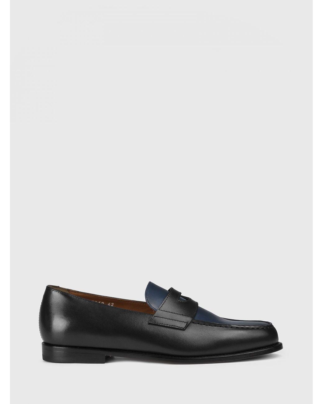 Doucal's White Leather Loafers for men
