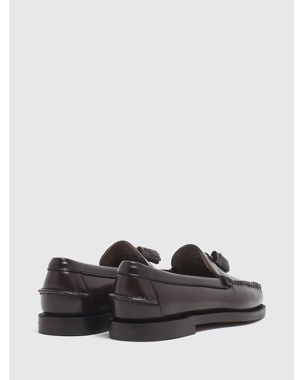 Sebago White Classic Will Smooth Calfskin Loafers With Tassels