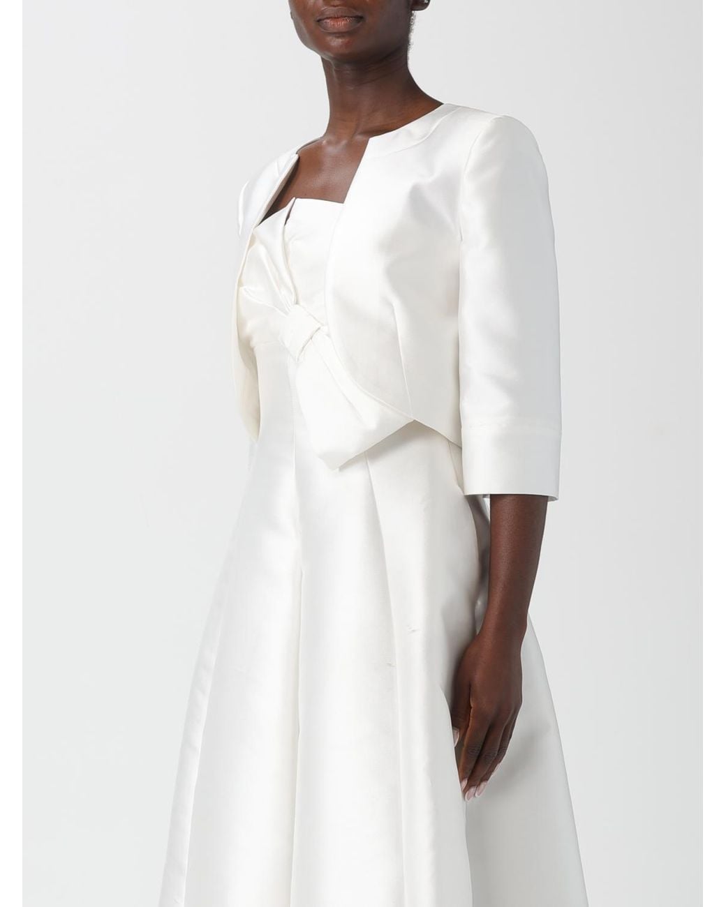 Alberta Ferretti White Blazer