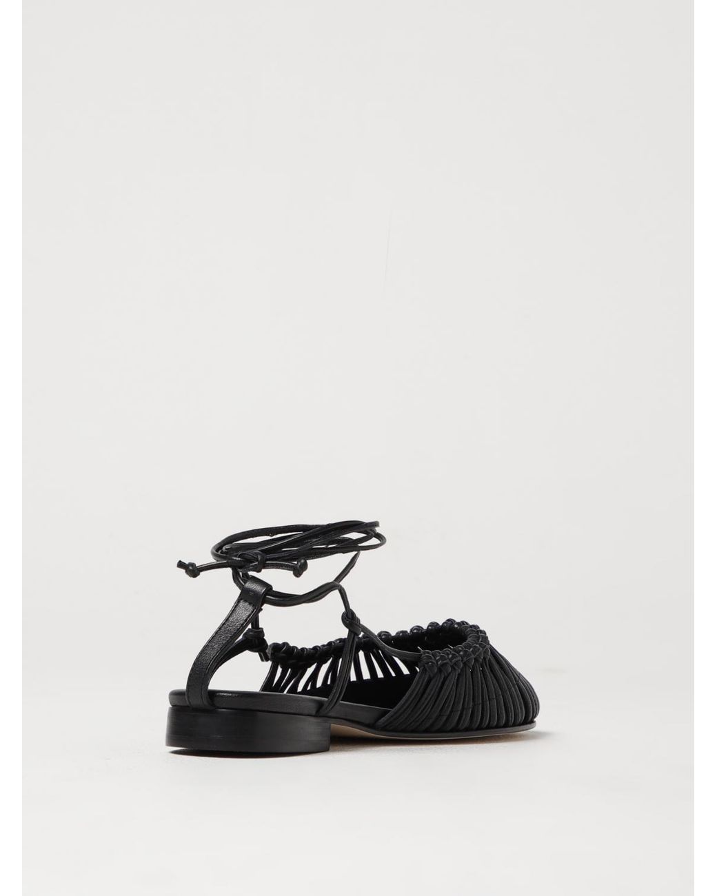 Hereu White Mantera Leather Ballerinas