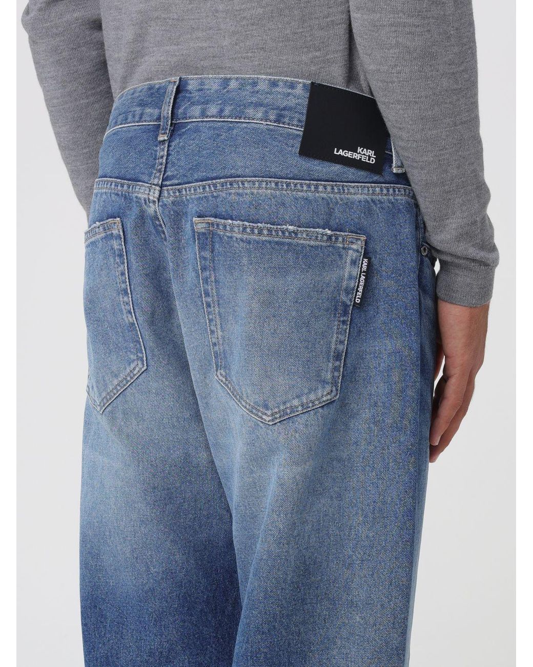 Karl Lagerfeld Blue Jeans for men