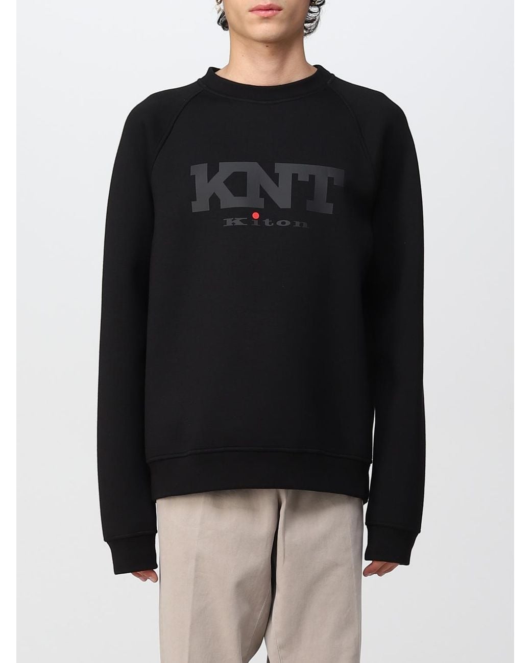 Kiton Black Sweatshirt for men