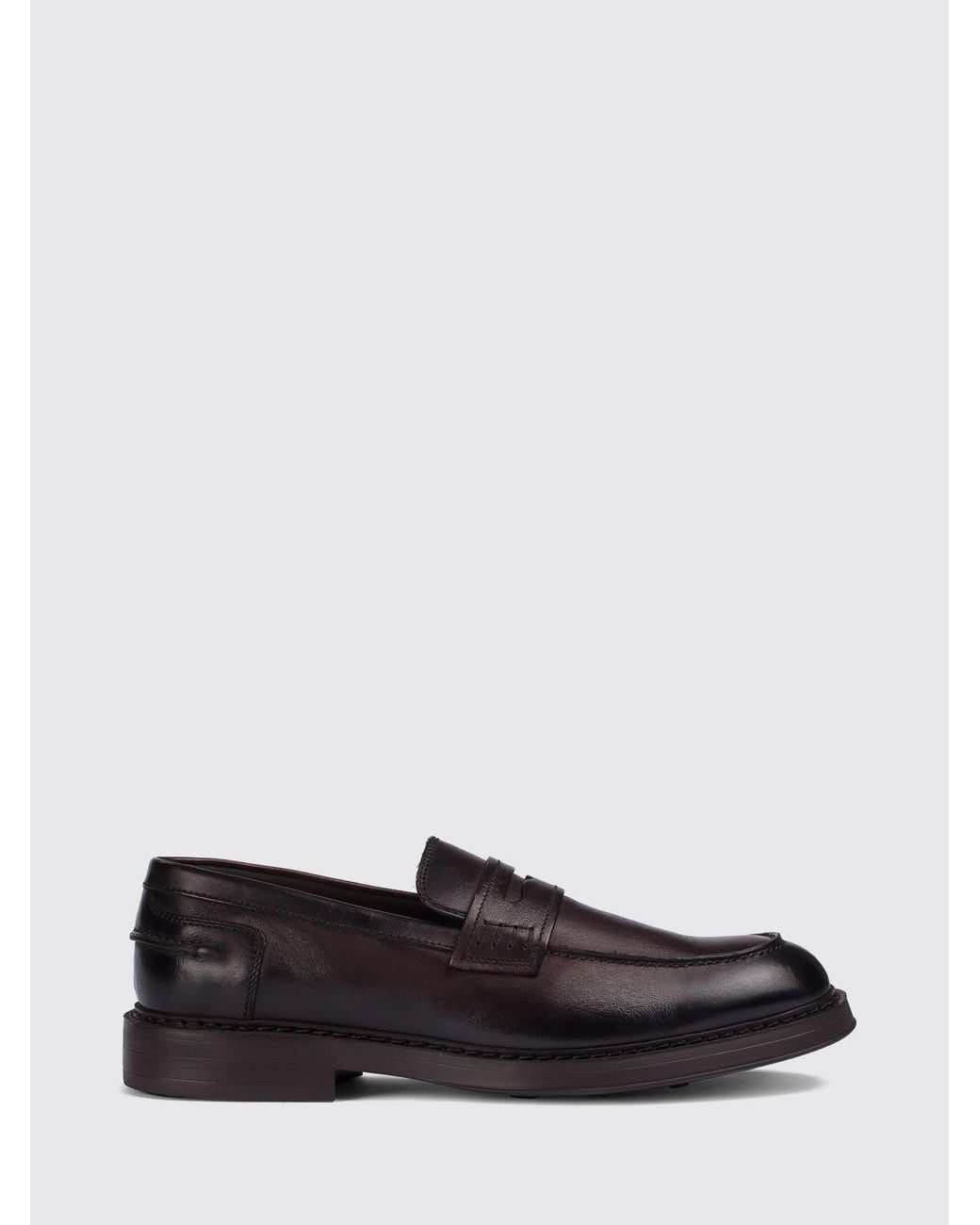 Doucal's White Penny Loafers for men