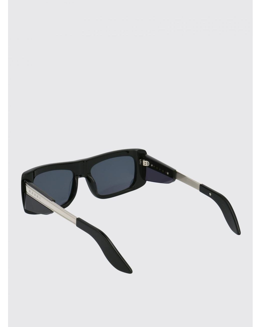 Marni Black Me641S Acetate And Metal Sunglasses