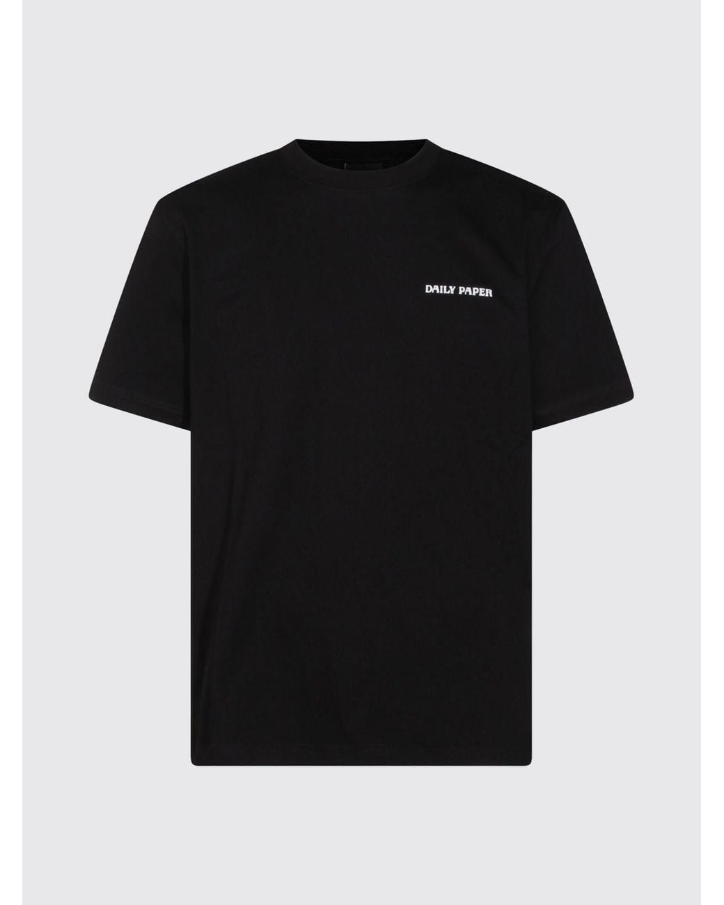 Daily Paper Black Printed Cotton T-Shirt for men