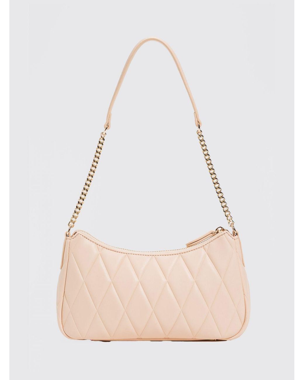 Twinset Pink Quilted Faux Leather Bag