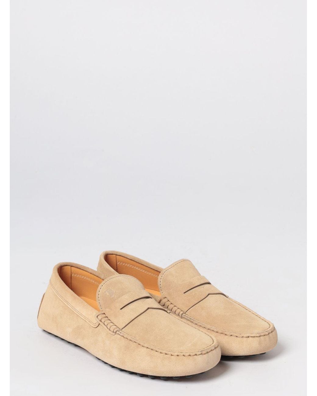 Tod's Natural Suede Loafers for men