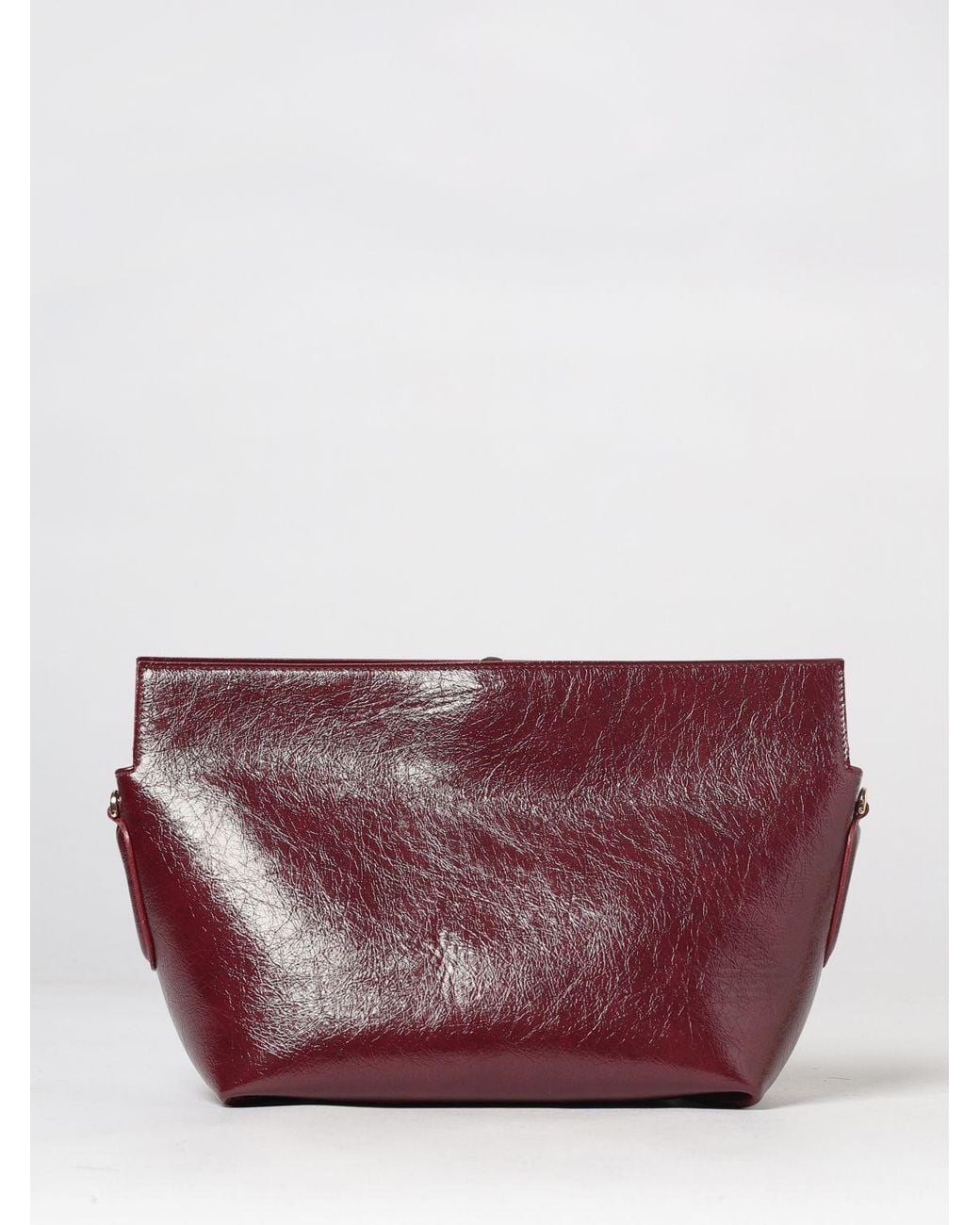 THEMOIRÈ Purple ThemoirÈ Zoe Vegan Leather Clutch With Removable Strap And Pouch