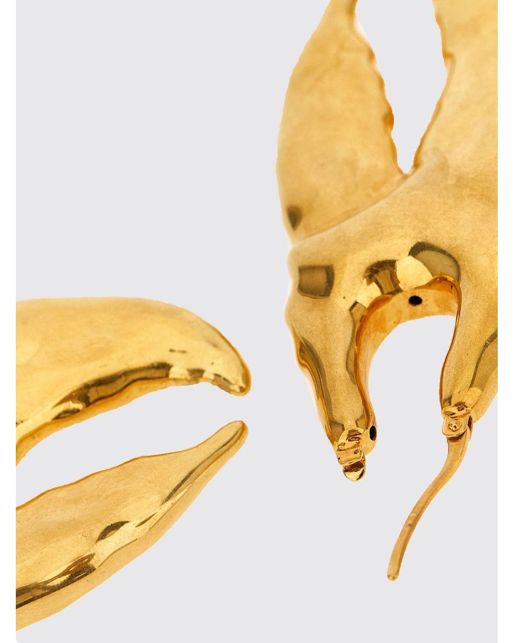 Jacquemus Metallic Plated Copper And Brass Earrings