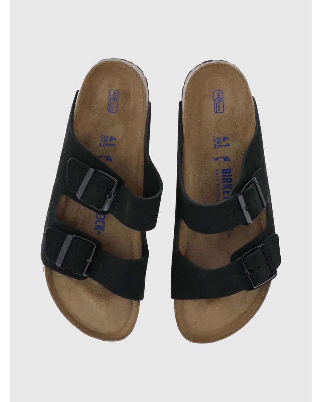 Birkenstock Black Arizona Suede Sandal for men