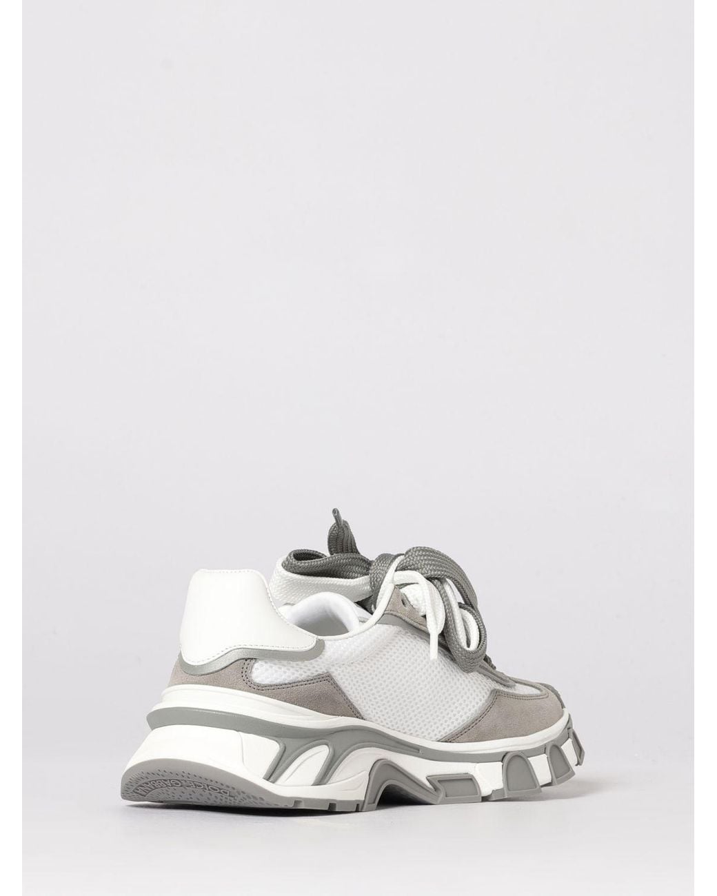 Dolce & Gabbana White Dolce &Amp Gabbana Dg Country Road Suede And Mesh Sneakers for men