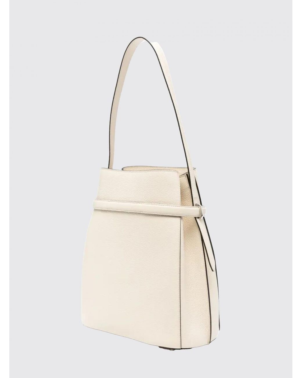 Totême  Natural Grained Leather Bucket Bag