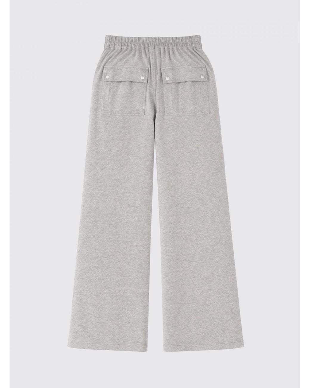 Rick Owens Gray Cotton Geth Belas Trousers