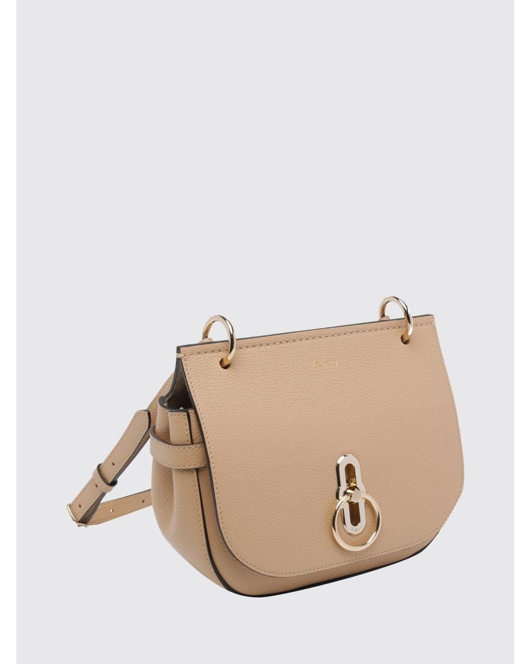 Mulberry Natural Small Amberley Grained Calf Leather Crossbody Bag