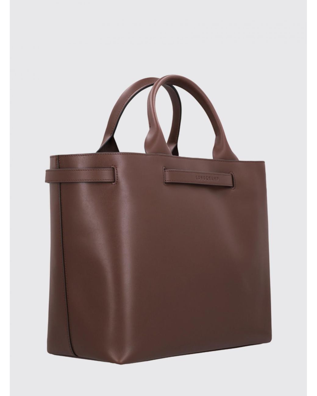 Longchamp Brown Mala De Mão Le Smart Bag