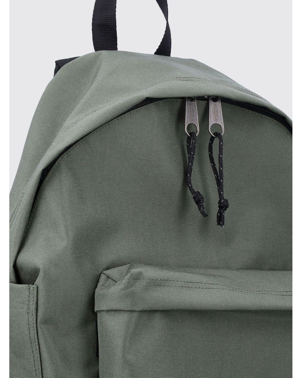 Eastpak Green Padded Pak'R Tech Fabric Backpack With Zipped Front Pocket for men
